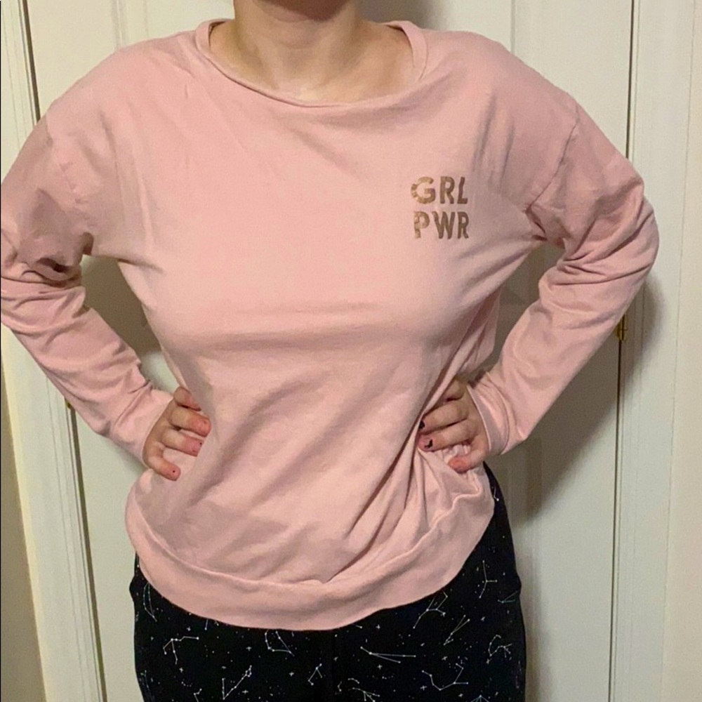 Pink sweater
